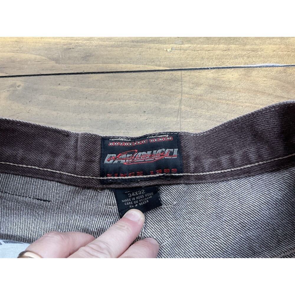 Vintage Davoucci Brown Hip Hop Jnco Style Men’s Jeans Size 34x32 - Picture 5 of 11
